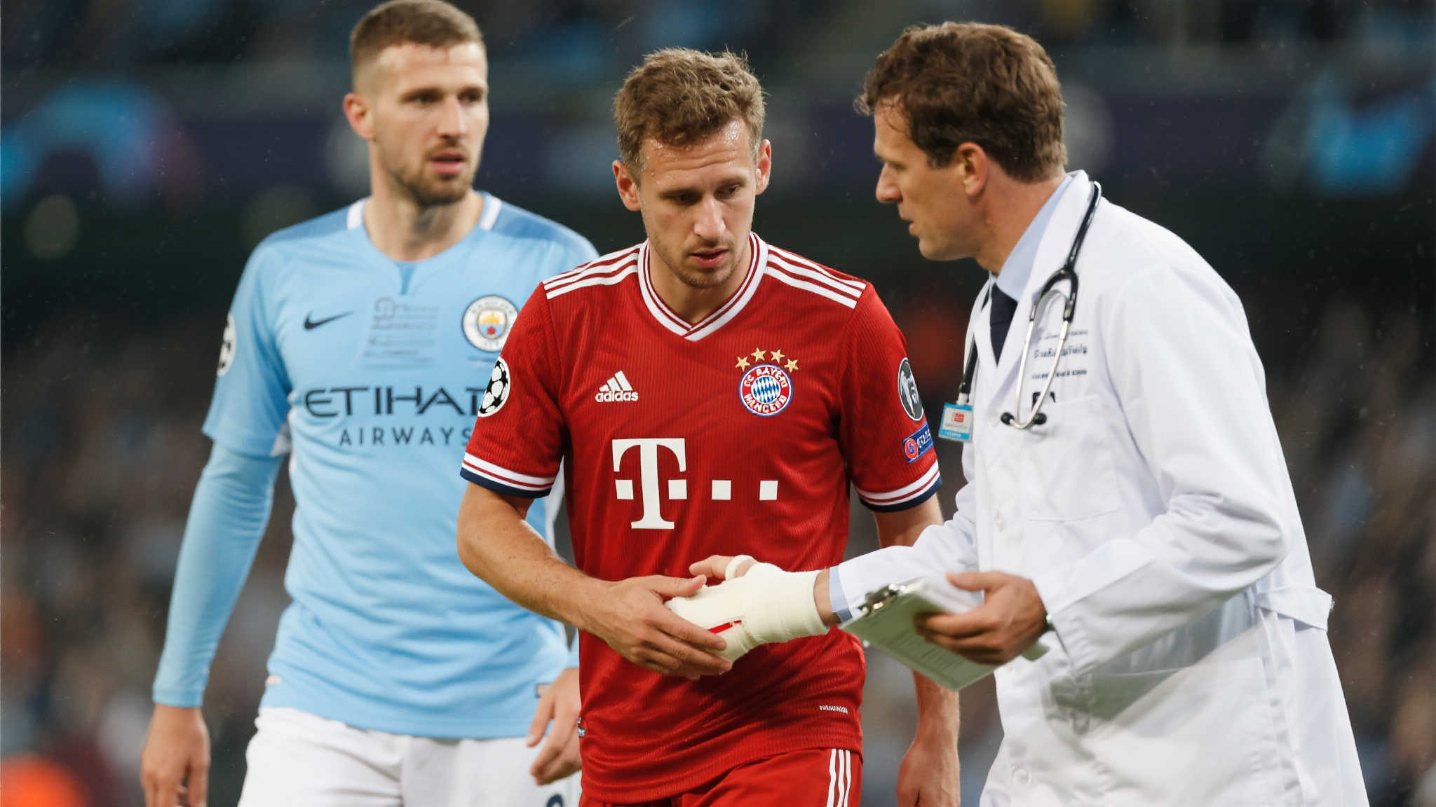 举例来说，当年前拜仁谈判曼城时由医生判断[伤情涉及